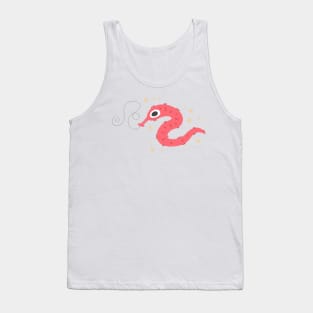 Red Worm-on-a-String Tank Top